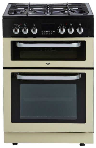 Bush - BDFDXS60C - Dual Fuel Cooker - Cream